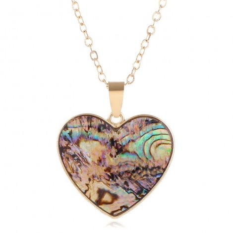 Fashion Trend Simple Shell Simple Love Necklace Wholesale Toppinggoods Nhsc226216