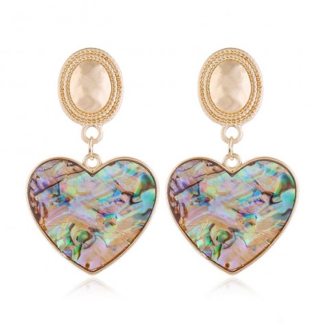 Fashion Trend Collar Shell Simple Earrings Wholesale Toppinggoods Nhsc226307