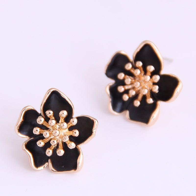 Korean Earrings Wholesale Fashion Sweet Flower Personality Earrings Nhsc228748