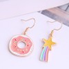 Boutique Korean Fashion Sweet And Small Cartoon Asymmetrical Earrings Nhsc228753