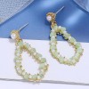 925 Silver Pin High Quality Fashion Metal Crystal Geometric Irregular Shape Earrings  Wholesale Toppinggoods Nhsc231825