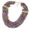 Fashion Trend Celebrity Style Bohemian Multilayer Rice Bead Necklace Wholesale Toppinggoods Nhsc232493
