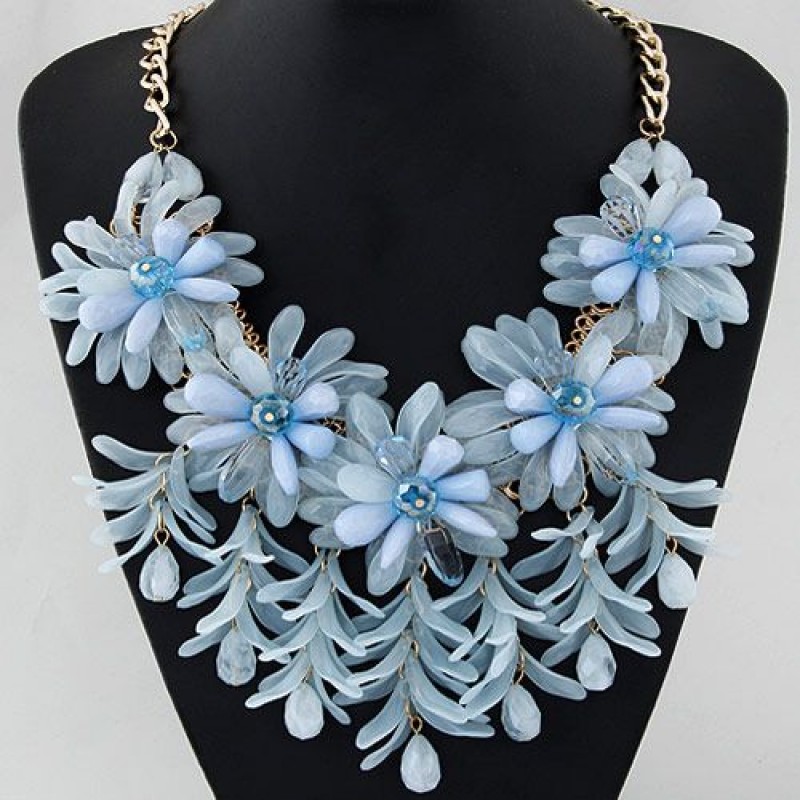 Fashion Trend Simple Candy Flower Show Exaggerated Temperament Fashion Necklace Wholesale Toppinggoods Nhsc232496