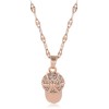 Korean Fashion Copper Microset Zirconium Cute Cap Hat Necklace Wholesale Toppinggoods Nhsc232499