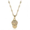 Korean Fashion Copper Microset Zirconium Cute Cap Hat Necklace Wholesale Toppinggoods Nhsc232499