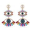 Fashion Metal Shining Devils Eyes Temperament Exaggerated Earrings Wholesale Toppinggoods Nhsc233359