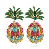 Fashion Metal Wild And Gorgeous Pineapple Temperament Exaggerated Earrings Wholesale Toppinggoods Nhsc233360