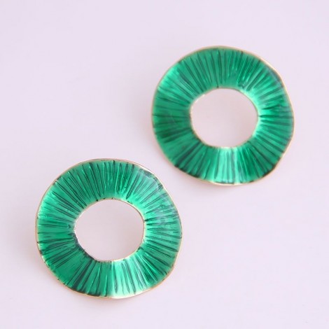 Exquisite Korean Fashion Simple Circle Exaggerated Earrings Wholesale Toppinggoods Nhsc234293