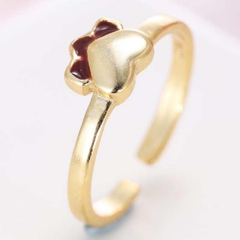 Exquisite Korean Fashion Little Feet Open Ring Wholesale Toppinggoods Nhsc235426
