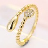 Exquisite Korean Fashion Inlaid Zirconium Drop Ring Wholesale Toppinggoods Nhsc235429