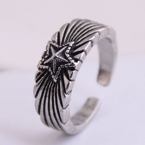Fashion New  Retro Simple Meteor Opening Ring Wholesale   Nhsc235723