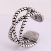 Fashion  New Retro Simple Weaving Open Ring Wholesale   Nhsc235724