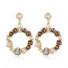 925 Silver Needle Fashion Metal Simple And Versatile Crystal Pearl Simple Circle Earrings Wholesale Toppinggoods Nhsc235966
