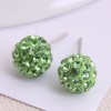Korean Fashion Sweet Ol Diamond Ball Earrings Wholesale Toppinggoods Nhsc236256