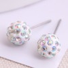 Korean Fashion Sweet Ol Diamond Ball Earrings Wholesale Toppinggoods Nhsc236256