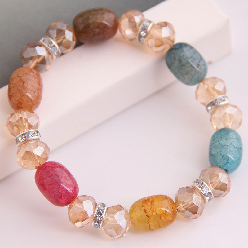 Korean Fashion Concise Hundred Matching Crystals Womens Bracelet Wholesale Toppinggoods Nhsc236258