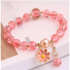 Korean Fashion Simple Small Daisy Pendant Crystal Beads  Bracelet Wholesale Toppinggoods Nhsc236259