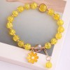 Korean Fashion Simple Small Daisy Pendant Crystal Beads  Bracelet Wholesale Toppinggoods Nhsc236259