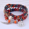 Bohemian Style Simple And Versatile Disc Tower Wings Rice Beads Multilayer Bracelet Wholesale Toppinggoods Nhsc238805