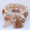 Fashion Trend Simple And Versatile Palm Tassel Pendant Multilayer Bracelet Wholesale Toppinggoods Nhsc240018