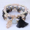 Fashion Trend Simple And Versatile Palm Tassel Pendant Multilayer Bracelet Wholesale Toppinggoods Nhsc240018