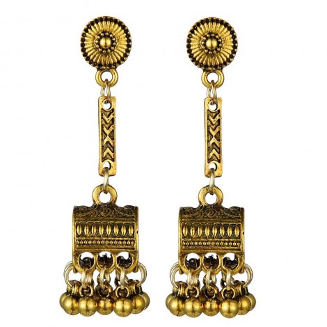 Fashion Metal Retro Treasure Box Dripping Earrings Wholesale Toppinggoods Nhsc241597