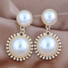 925 Silver Needle Korean Fashion Ladies Pearl Earrings Wholesale Toppinggoods Nhsc242052