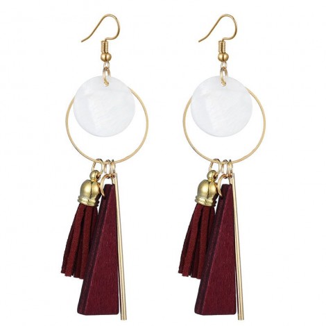 Fashion Metal Concise Circle Geometric Shape Earrings Nhsc242056