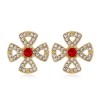 925 Silver Needle Korean Fashion Sweet Wild Flower Stud Earrings Nhsc243287