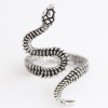 Fashion Metal Auspicious Snake Personality Exaggerated Opening Ring Nhsc243292
