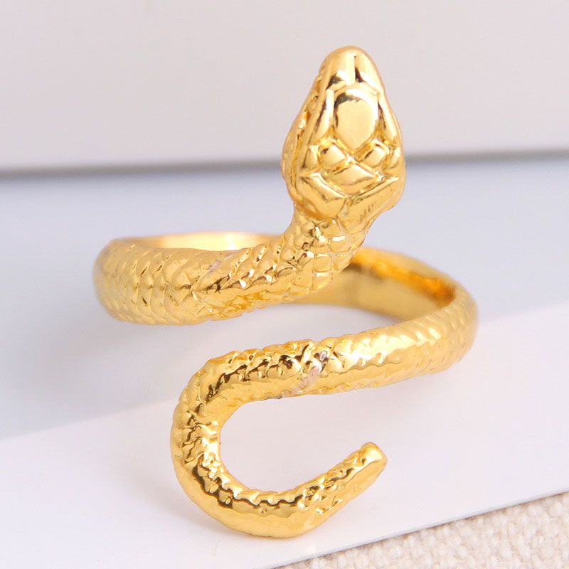 Fashion Metal Lucky Exquisite Snake Alloy Open Ring Hotsaling Wholesale Nhsc243294