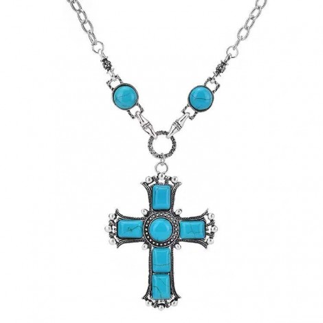 Fashion Simple Metal Cross Alloy Necklace For Women Hotsaling Wholesale Nhsc243299