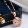 Exquisite Korean Fashion Simple Sweet Rose Personalized Necklace Nhsc256448