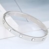 Korean Fashion Metal Diamondstudded Simple  Personality Bracelet Nhsc257842