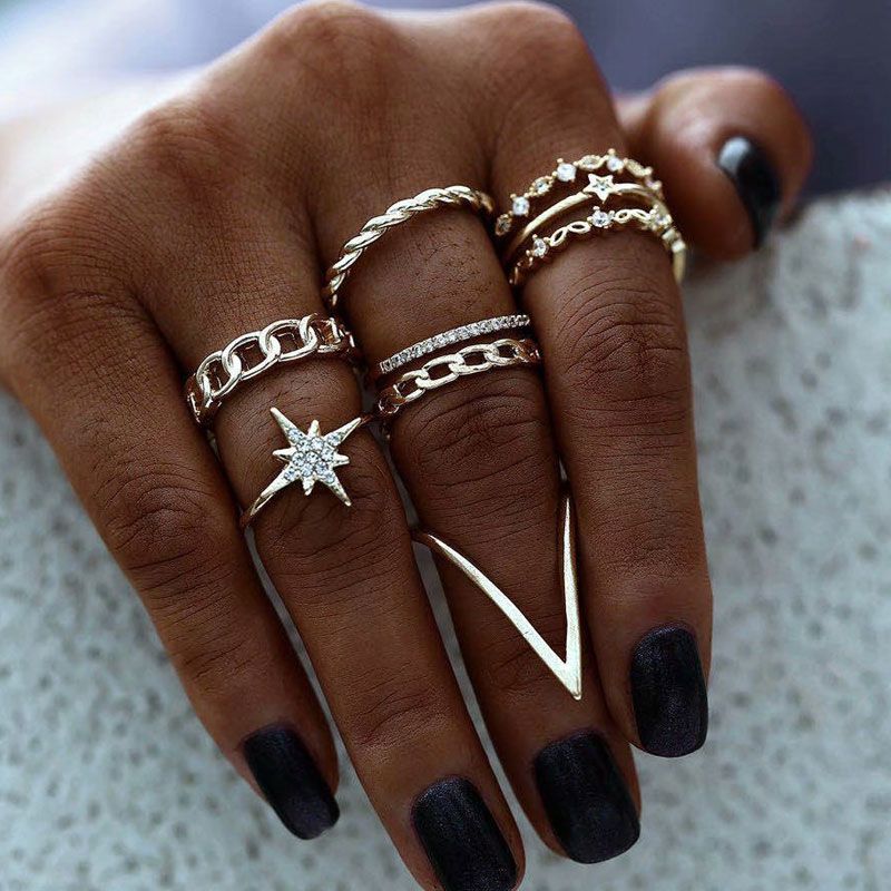 Fashion Metal Long V...