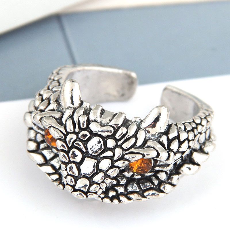 Fashion Retro Simple Eagle Personality  Ring Nhsc262913