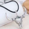 Fashion Retro Domineering Bull Head Exaggerated Necklace Nhsc262934
