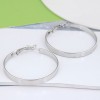 Korean Fashion Metal Simple Glossy Alloy Earrings For Women Nhsc263997