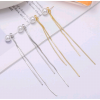 Korean New Fashion Simple Pearl Tassel Earrings For Women Hotselling Wholesale Nhsc266755