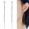 Korean New Fashion Simple Pearl Tassel Earrings For Women Hotselling Wholesale Nhsc266755