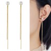 Korean New Fashion Simple Pearl Tassel Earrings For Women Hotselling Wholesale Nhsc266755
