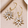 Fashion New Bright Sunflower Alloy Earrings Nhsc266762