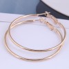 50mm  Fashion Metal Simple  Glossy Earrings  Nhsc271567