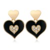 Fashion Metal Peach Heart  Earrings Nhsc272470