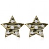 Fashion Metal Simple Retro Fivepointed Star Earrings Nhsc272471