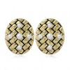 Fashion Metal Simple Retro Oval Shape Earrings Nhsc272473
