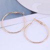40mm  Fashion Metal Concise  Glossy Earrings  Nhsc272484