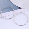 40mm  Fashion Metal Concise  Glossy Earrings  Nhsc272484