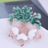 Korean Fashion  Concise Spinach Brooch Nhsc274486