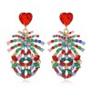 Fashion Metal Diamond  Exaggerated Earrings Nhsc278714
